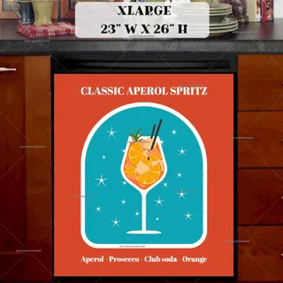 Preview of Vintage Aperol Spritz Poster Art magnet in Extra Large size.