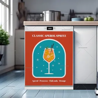 Preview of Vintage Aperol Spritz Poster Art magnet.