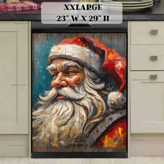 Preview of Rustic Santa Portrait magnet in XX Large size.