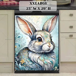 Preview of Gorgeous Spring Bunny magnet in XX Large size.