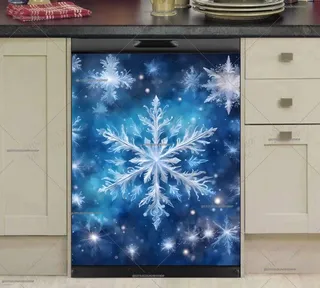 Preview of Beautiful Snowflakes magnet in XX Large size.