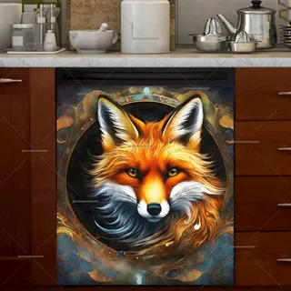 Preview of Beautiful Fox Portrait magnet.