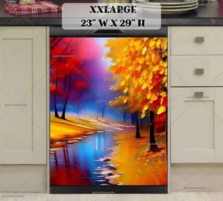 Preview of Rainy Autumn Evening magnet in XX Large size.
