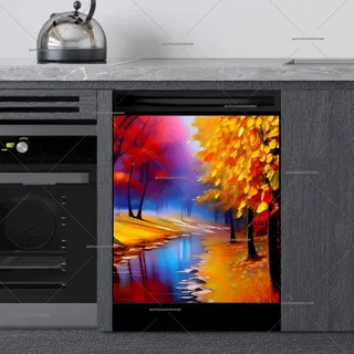 Preview of Rainy Autumn Evening magnet.