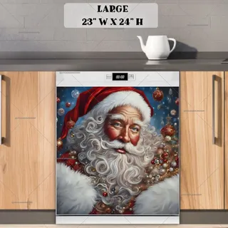 Preview of Gorgeous Victorian Santa magnet in Large size.