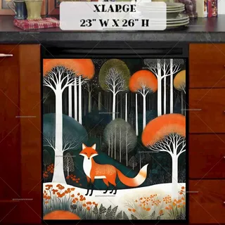 Preview of Fox in the Fairytale Forest magnet in Extra Large size.