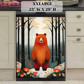 Preview of Bear in the Fairytale Forest magnet in XX Large size.