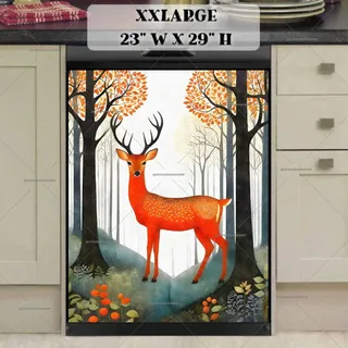 Preview of Deer in the Fairytale Forest magnet in XX Large size.