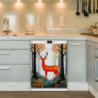 Preview of Deer in the Fairytale Forest magnet.