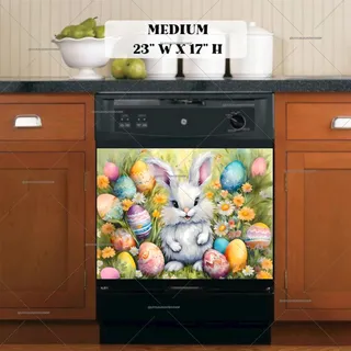 Preview of Silly Easter Bunny magnet in Medium size.