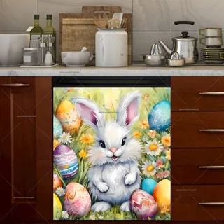 Preview of Silly Easter Bunny magnet.