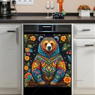 Preview of Russian Folklore Bear magnet.