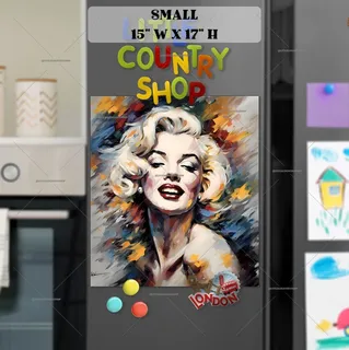 Preview of Smiling Marilyn Monroe magnet in Small size.