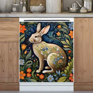 Preview of Beautiful Folklore Hare magnet.