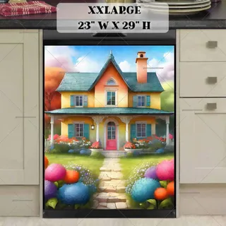 Preview of The Cotton Candy Cottage magnet in XX Large size.