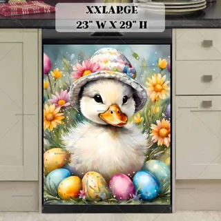 Preview of Easter Duck in Hat magnet in XX Large size.