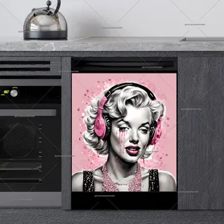 Preview of Abstract Marilyn Monroe magnet.