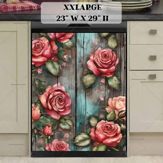 Preview of Rustic Pink Roses magnet in XX Large size.