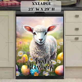 Preview of Little Easter Lamb magnet in XX Large size.