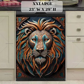 Preview of Gorgeous Lion Portrait magnet in XX Large size.