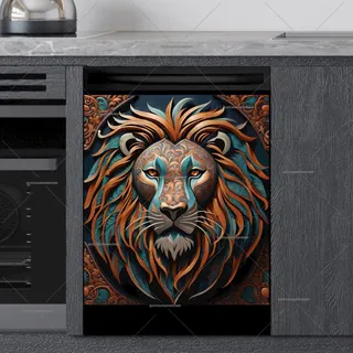 Preview of Gorgeous Lion Portrait magnet.