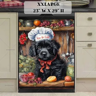 Preview of Christmas Puppy Chef magnet in XX Large size.