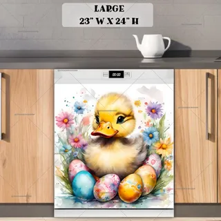 Preview of Easter Baby Duck magnet in Large size.