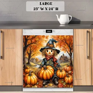 Preview of The Cutest Scarecrow magnet in Large size.