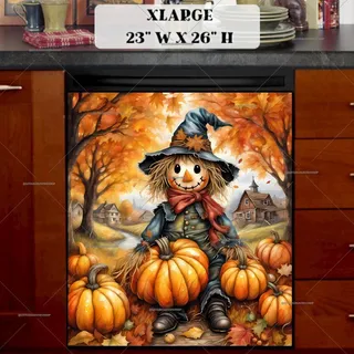 Preview of The Cutest Scarecrow magnet in Extra Large size.