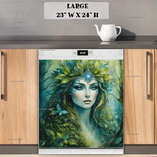 Preview of A Beautiful Tree Woman magnet in Large size.