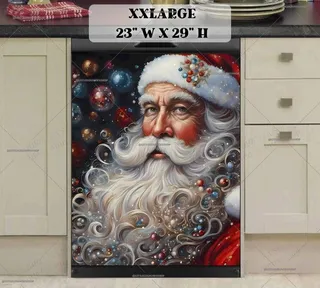 Preview of Santa and Christmas Decorations magnet in XX Large size.