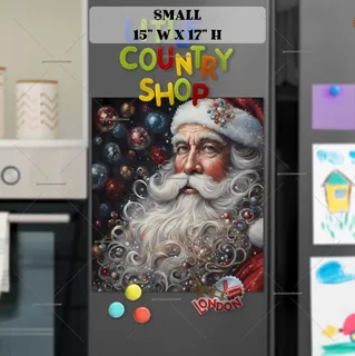 Preview of Santa and Christmas Decorations magnet in Small size.