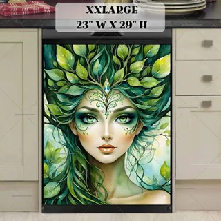 Preview of Beautiful Tree Woman Portrait magnet in XX Large size.