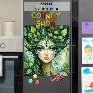 Preview of Beautiful Tree Woman Portrait magnet in Small size.