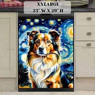 Preview of Starry Night Dog magnet in XX Large size.