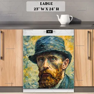 Preview of Van Gogh Portrait magnet in Large size.