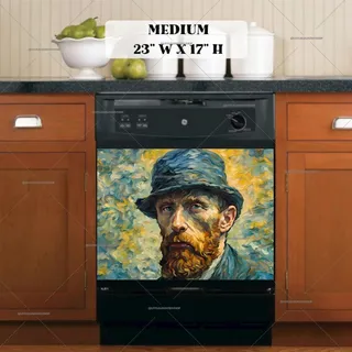 Preview of Van Gogh Portrait magnet in Medium size.