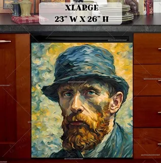 Preview of Van Gogh Portrait magnet in Extra Large size.