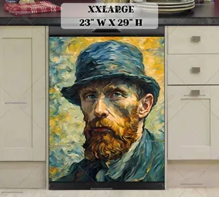 Preview of Van Gogh Portrait magnet in XX Large size.