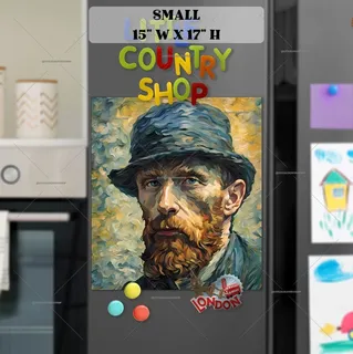 Preview of Van Gogh Portrait magnet in Small size.