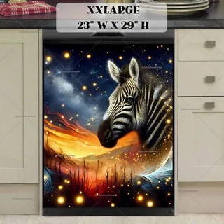 Preview of Beautiful Twilight Zebra magnet in XX Large size.