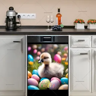 Preview of Easter Goose Baby magnet.