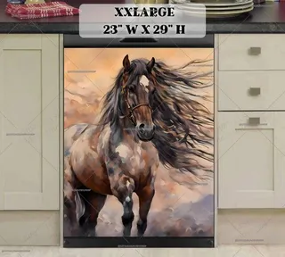Preview of Gorgeous Native Horse magnet in XX Large size.
