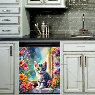 Preview of Little Kitten at the Window magnet.