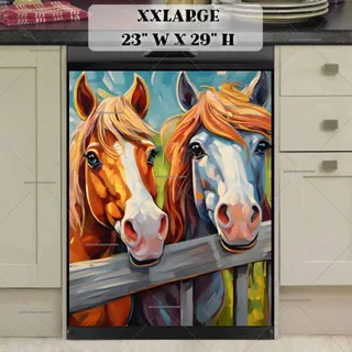 Preview of Cute Horse Family magnet in XX Large size.