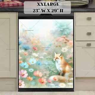 Preview of Pretty Spring Fox magnet in XX Large size.