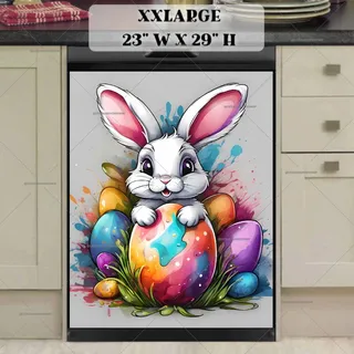 Preview of Funny Easter Bunny magnet in XX Large size.