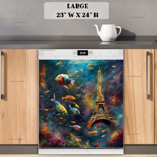 Preview of Eiffel Tower in the Sea magnet in Large size.