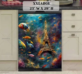 Preview of Eiffel Tower in the Sea magnet in XX Large size.