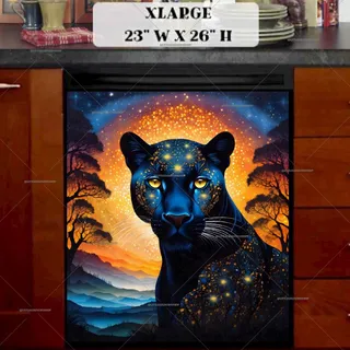 Preview of Starlight Black Panther magnet in Extra Large size.